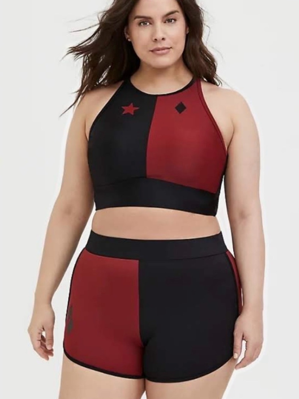 TORRID-Hard to find Harley Quinn DC Swim Set